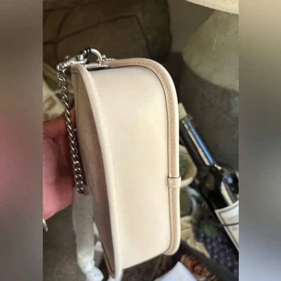 Authentic COACH 1941 Signature jacquard/Glovetanned turnlock zip closure Crosby - Picture 12 of 15